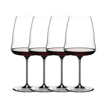 Imagem de 4 Taças Cristal Riedel Winewings Syrah Malbec Vinho 865ml