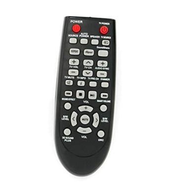 Imagem de Controle remoto substituído compatível com Samsung HW-D350 HW-D450/ZF HW-D551/XZ HW-E450ZAZZ01 HW-F350/ZA HW-F551/ZAZZ01 HW-FM35/ZA HW-H550ZA Sistema de Barra de Som Home Theater