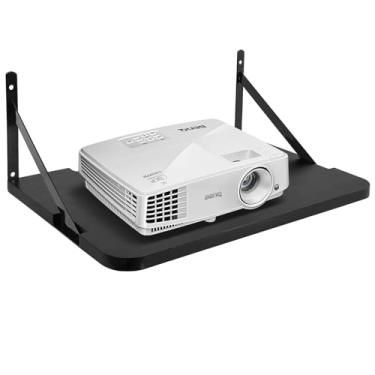 Imagem de Prateleira para projetor, 41 cm x 28 cm (C x L), prateleira flutuante para projetor de parede, suporte de rack de projetor, suporte para projetor, prateleira de roteador modem para Xbox Series PS5 PS4