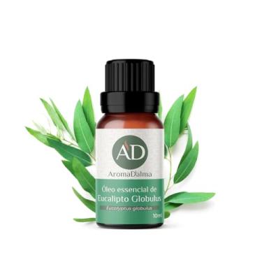 Imagem de Óleo Essencial De Eucalipto Globulus 100% Puro - 10ml - Ideal Para Difusor, Aromaterapia e Cuidados Com o Corpo I Aroma Herbal, Fresco e Canforado I Aroma D'alma