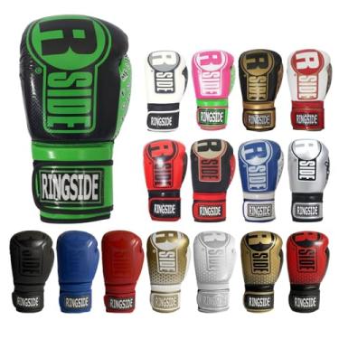 Imagem de Ringside Apex luvas de flash Sparring, Black/Green, 16 oz