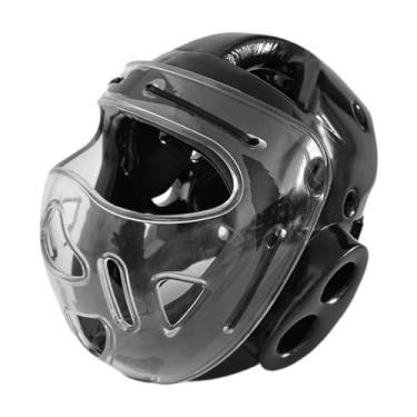 Imagem de Pegciuho Capacete de boxe de karate Capacete portátil portátil Hat para crianças adultos para artes lutando Taekwondo Kickboxing, Xxxl