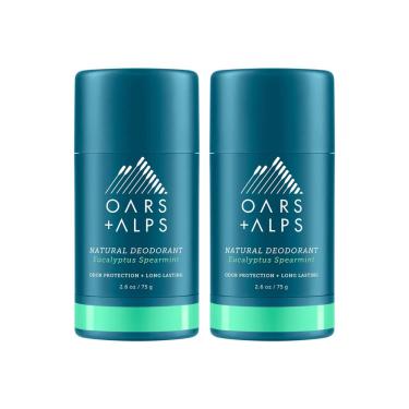 Imagem de Desodorante Oars + Alps, eucalipto, sem alumínio, hortelã, 75 ml