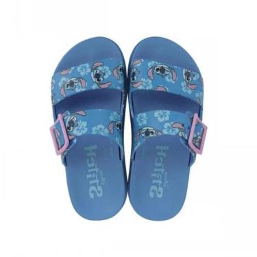 Imagem de Chinelo Slide Grendene Kids Personagem Stitch Azul, 29
