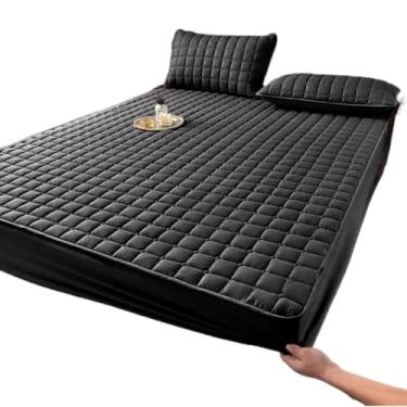 Imagem de Capa Para Colchão Impermeavel Matelado Com Elastico(preto,Mini Berço)