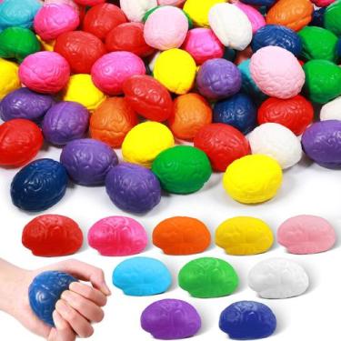 Imagem de Brinquedo de Halloween Stress Ball Skylety em forma de cérebro de 100 