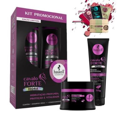 Imagem de Promopack Haskell Cavalo Forte Hidra e Protetor Máscara 300g