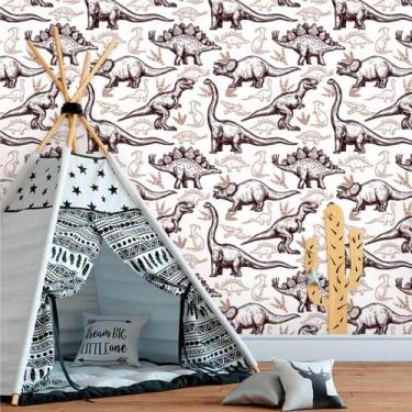 Imagem de Papel de Parede Vinil Autocolante Teen Dinossauros 270 - Inove Papéis 