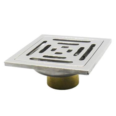 Imagem de Kit 2 Ralos Inteligente 10x10 Anti Odor Insetos Aço Inox Banheiro Casa