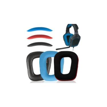 Imagem de Almofadas Para Logitech G35 G430 G930 F450 F540 Espumas (Azul)
