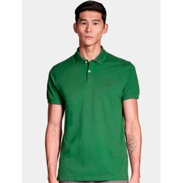 Imagem de Polo Aramis Masculina Basic Piquet Verde Bandeira, XXXL/GGGG