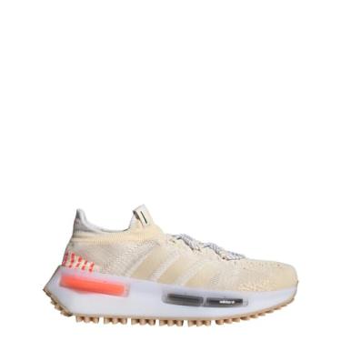 Imagem de adidas NMD_S1 Tênis masculino, Branco (Wonder White) / Vermelho Solar, 11
