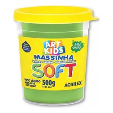 Imagem de Massinha de Modelar Soft 500G Art Kids Acrilex, Verde
