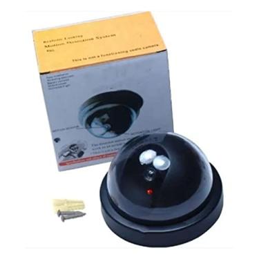 Imagem de Ymiko Câmera de Segurança Falsa Com Luz LED Piscante, Intimidada e Prevenção de Roubo, Ideal para Empresas Domésticas Fábricas Externas Internas, Câmera de Simulação