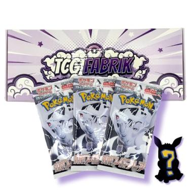 Imagem de Black Bolt & White Flare Japanese Packs for Pokemon Bundle Authentic Factory Sealed Booster Packs (3 Packs in Total / 7 Cards per Pack) (3X White Flare (3 Packs / 21 Cards in Total))