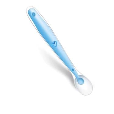 Imagem de Colher Em Silicone Flexivel Introdução Alimentar Papinha Super Macia P