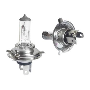 Imagem de 2x Lampada Halógena H4 100w 90w 12V Automotiva Farol Para Carro - Lite