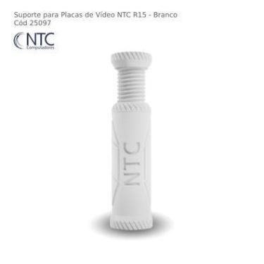 Imagem de Suporte Para Placa De Vídeo Ntc R15, Branco - R15WHT