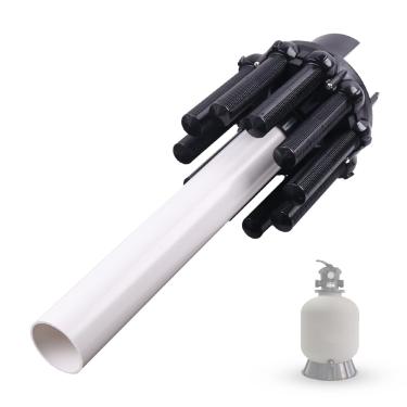 Imagem de LONGKEES Conjunto de tubo lateral e central SX164DA compatível com filtros de areia Hayward Pro-Series S164T S166T | Serve para skimmers Dyna-Skim/Auto-Skim SP1091ES SP10852OM SP10841R