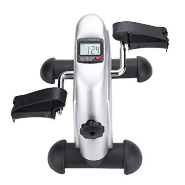 Imagem de ZJchao Treinador de Pedal do pé da Mão, Mini Exercício de Bicicleta, Under Mket Bike Pedal Exerciser, Mini Bike Portátil Com LCD Display para Casa/escritório
