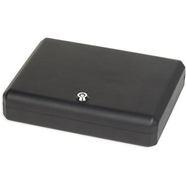 Imagem de Bulldog Cases Cofre pessoal grande com trava de chave e cabo de segurança