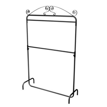 Imagem de Arara Dupla Desfile Vintage 1,00m Para equipar sua loja ou seu closet (PRETA)