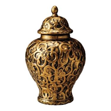 Imagem de Baoblaze Pote de porcelana para gengibre, enfeite de mesa para exibição de arranjos florais, jarra de cerâmica para flores, decoração de escritório e casa, Grande