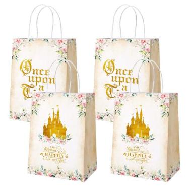 Imagem de Bolsas de lembrancinhas AIBIIN Once Upon a Time Princess, 24 unidades