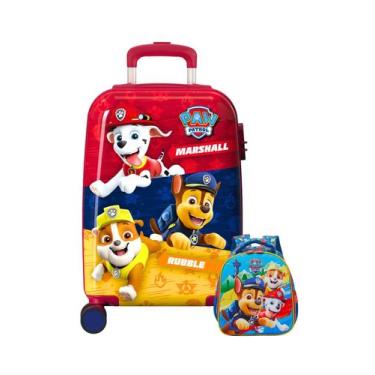 Imagem de Kit Exclusivo Luxo Patrulha Canina Mala + Lancheira Oficial - Maxlog