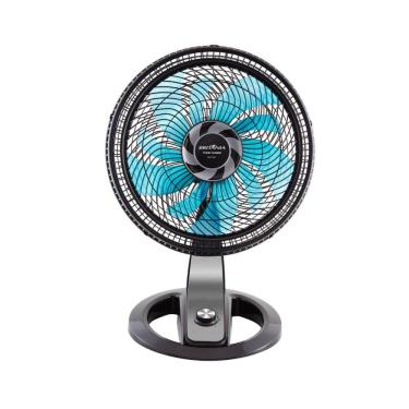Imagem de Ventilador de Mesa Britânia BVT491 com 10 Pás Preto/Azul
