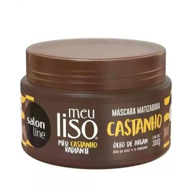 Imagem de Máscara Matizadora Castanho Meu Liso Salon Line 300G