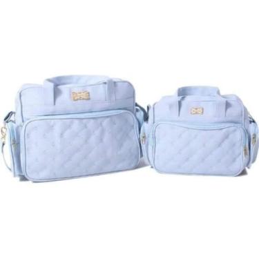 Imagem de Kit Bolsa azul bordada - Camila jau