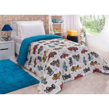 Imagem de Coberdrom Edredom Cobertor Solteiro Dupla Face Unicórnio - Claudia Cas