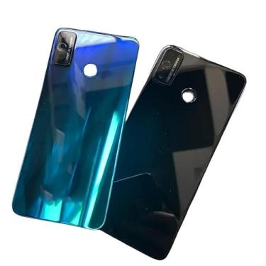 Imagem de SHOWGOOD Capa traseira com bateria traseira para Huawei Honor 9X Lite capa de porta para JSN-L21 JSN-L22 JSN-L23 peças de reparo (sem lente preta)