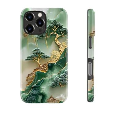 Imagem de LUHOURI Capa para iPhone 16 Pro Max, compatível com carregamento sem fio, camada dupla - interior de silicone macio + revestimento externo rígido, design fofo de flores silvestres, capa protetora de