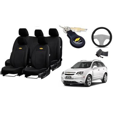 Imagem de Capa de couro para o banco capitiva 2008-2012 proteção impermeável