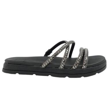 Imagem de Chinelo Papete Moleca Feminino 5490112, Preto, 37