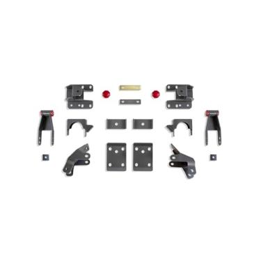 Imagem de MaxTrac Kit de flip de eixo 201540, 7,6 a 10,16 cm. Kit de flip traseiro ajustável e kit de flip de eixo extensores de choque