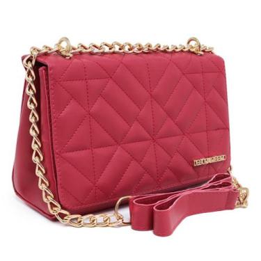 Imagem de Bolsa Lara Transversal De Lado Tiracolo - LLAQUILLA, Vermelho