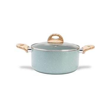 Imagem de Caçarola de Indução com Tampa Brinox Botanika Antiaderente Ceramic Life Ø22cm 3,5 Litro...
