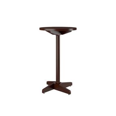 Imagem de Mesa Bar Alta Piratini em Madeira Maciça Castanho Acetinado 60x100cm