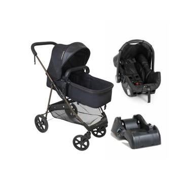 Imagem de Carrinho Travel System Napoli Trio Preto - Galzerano