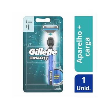 Imagem de Aparelho de Barbear Gillette Mach3 Acqua-Grip