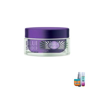 Imagem de Genérico Kit Blue Shock, Removedor de Maquiagem e Ativador de Cachos, Loção de Limpeza e Modelador, 0.3kg, 50x50x50cm, Adulto, Hidratante, Pele Normal, Kit com 1 Conjunto