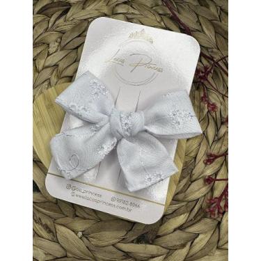 Imagem de Laço Esther - Laço de Tecido Feito à Mão com Clip de Cabelo - Laços Pr