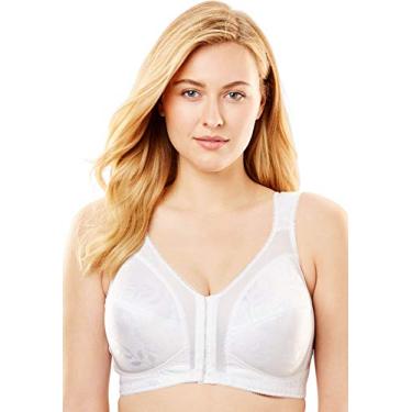 Imagem de Sutiã Playtex feminino plus size com fecho frontal e costas flexá­veis