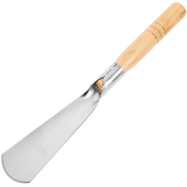 Imagem de Raspador de casca de árvore de pá de descascamento, ferramenta de remoção de casca de árvore, ferramenta de remoção de casca de madeira de aço inoxidável, ferramenta de descascamento de casca de pá