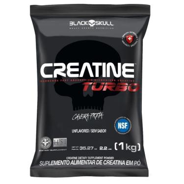 Imagem de Pré-treino Refil Creatina Turbo Black Skull 1 Kg-Unissex