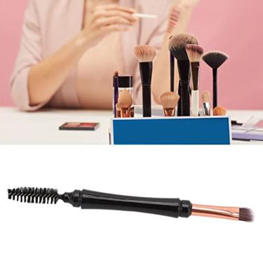 Imagem de Pincel de sobrancelha, ponta dupla, espiral, multiuso, requintado, com capa para iniciantes e cílios ABS