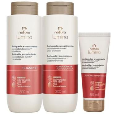 Imagem de Kit Lumina xampu + condic + máscara 50 ml